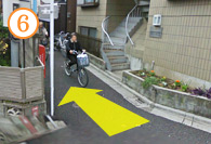東高円寺駅から経路写真4